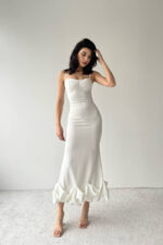 Bodycon Corset White Dress