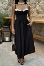 Semi Formal Black Dress - Image 2