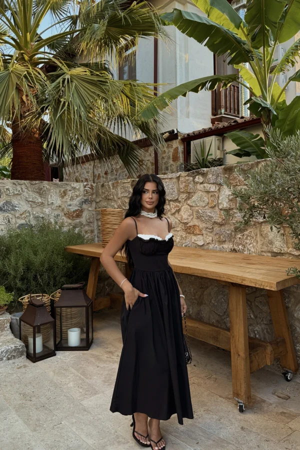 Semi Formal Black Dress - Image 3