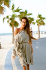 Green Summer Dress for Women - Image 4