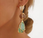 Boho Vintage Stone earrings