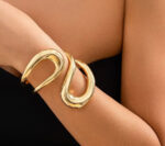 Golden Tone Cuff Bracelet