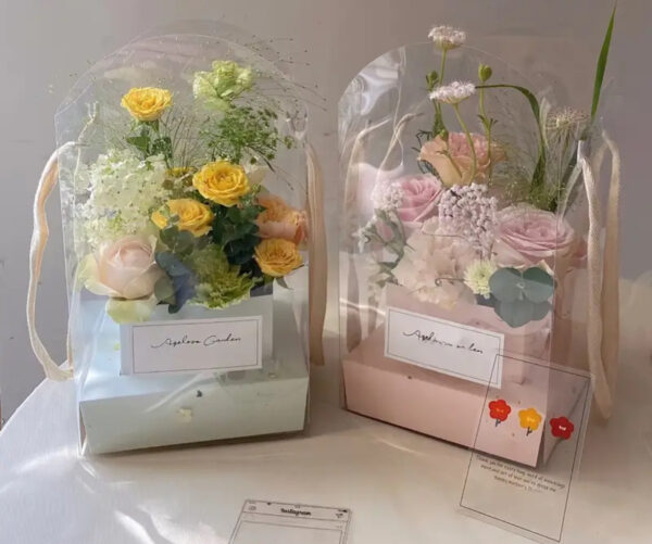 Flower Gift Box Transparent PVC Material - Image 4