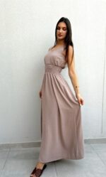 Handmade Beige Maxi Dress
